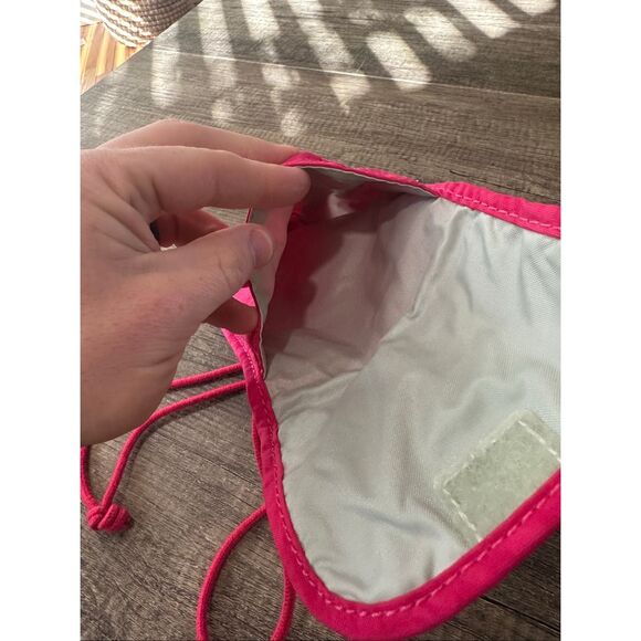 Kipling Pract Multi Pocket Neon Pouch Hot Pink - Picture 4 of 4